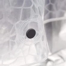 Abstract 3D The Water Cube Print Shower Curtain Oil-proof