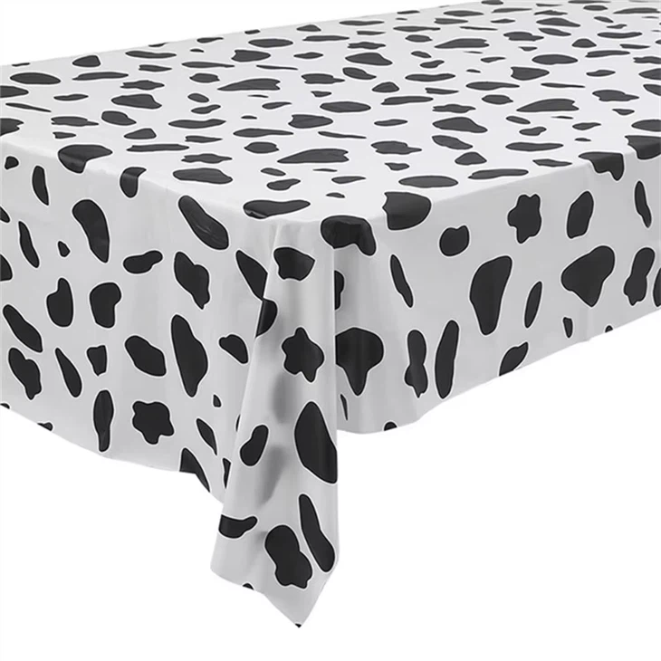 Disposable Animal Theme Print Waterproof Oil-proof Tablecloth