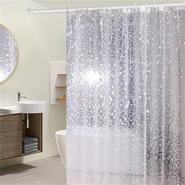 Moderní dlážděná sprchová záclona odolná proti kobblestonu